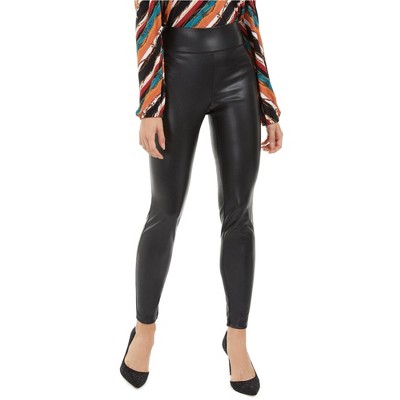 I.N.C International Concepts Womens Faux Leather Casual Trouser Pants