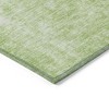 Green And Ivory Abstract Washable Indoor Outdoor Area Rug - 4 of 4