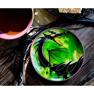 Disney Villains Maleficent Green and Purple Ceramic Teacup and Saucer Set
