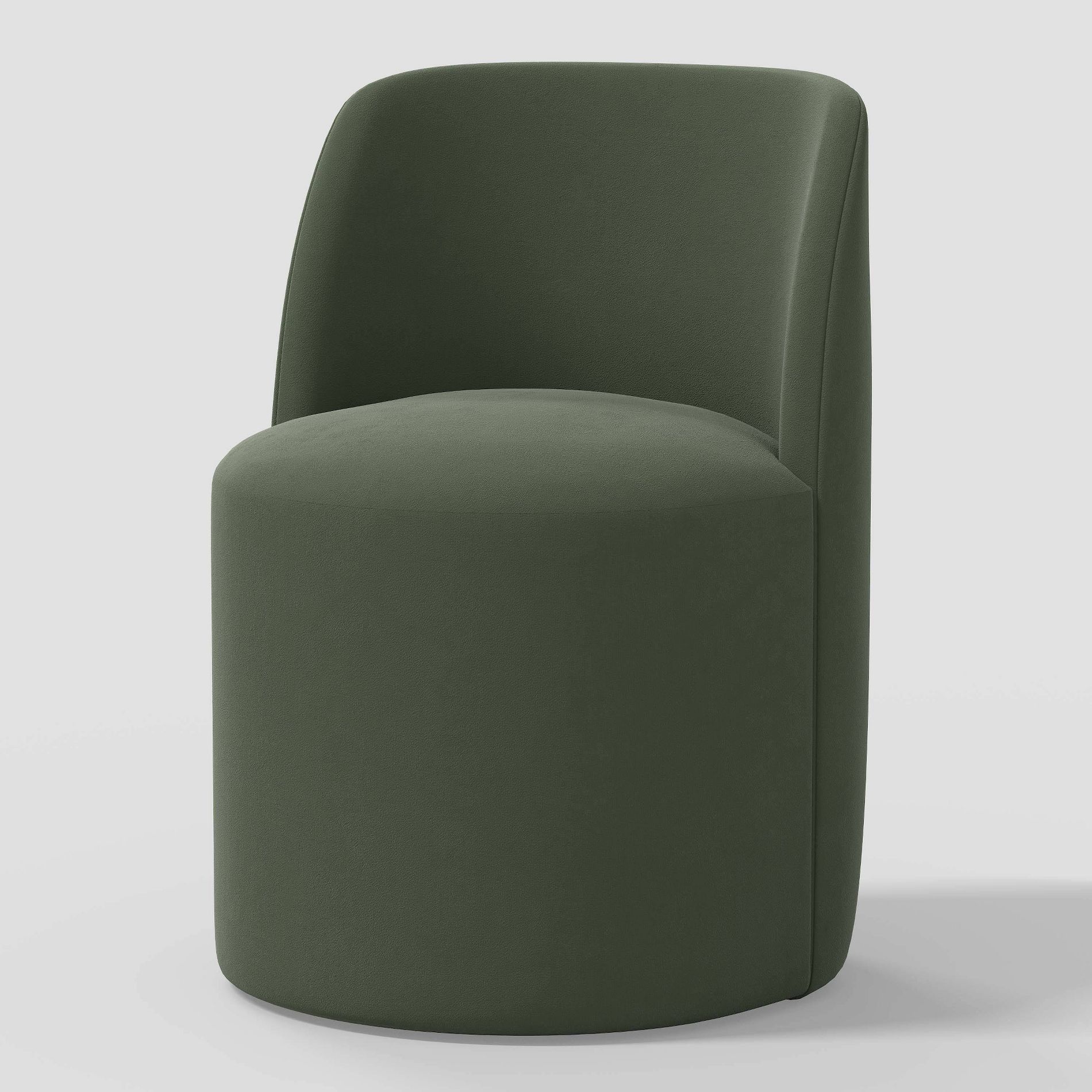 Jessa Dining Chair in Velvet Olive - Threshold™: Upholstered, Pine Frame, No Assembly Required
