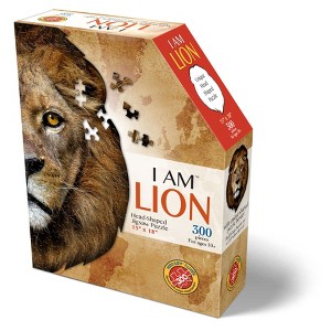 Madd Capp Puzzles: I AM Lion - 300 Pieces - Animal Shaped Jigsaw Puzzle - 1 of 4