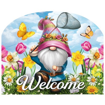 Briarwood Lane Spring Art Sign 8.25x10.25 Springtime Gnome For Spring Art Sign