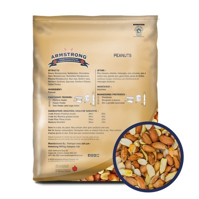 Armstrong Wild Bird Food Shelled Peanut Halves, 4.4 Pounds
