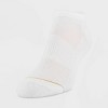 All Pro Women's Extended Size Aqua FX 6+2 Bonus Pack No Show Athletic Socks - White 8-12 - 3 of 3