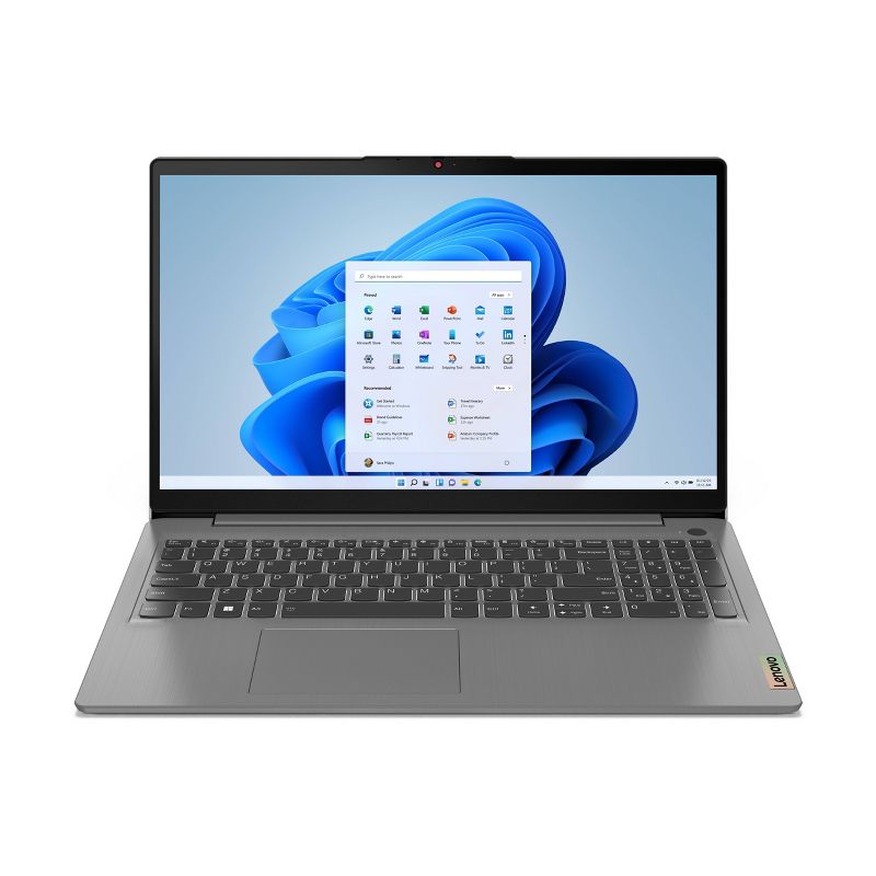Lenovo 15.6&#34; Touchscreen IdeaPad 3i Laptop - Intel Core i5 Processor - 8GB RAM - 256GB SSD Storage - Windows 11 Home - Gray (82RK00BEUS), 1 of 20