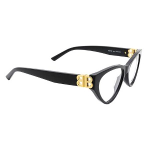 Balenciaga BB 0172O 001 Womens Cat-Eye Eyeglasses Black 54mm - 1 of 2