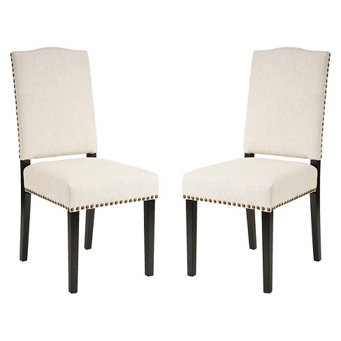 Set of 2 Brunello Dining Chair Cream Christopher Knight Home