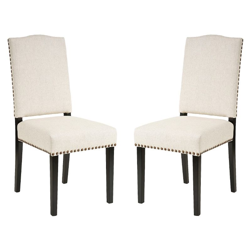 Set of 2 Brunello Dining Chair Cream - Christopher Knight Home, 1 of 8