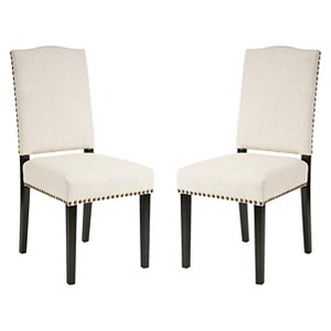 Brunello Dining Chair Beige (Set of 2) - Christopher Knight Home, Ivory