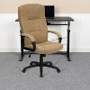 Emma and Oliver High Back Fabric Executive Swivel Office Chair with Arms - 2 of 4