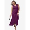 Jessica London Women's Plus Size 2-Piece Lace Tulip Jacket Dress - 3 of 4