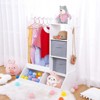 Dress-Up Storage for Girls - Features Light, Mirror, Clothing Rack, and Storage Bin - 3 of 4