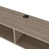 59.1" Melamine Modern Floating Media Rack with Two Shelves for Living Room and Bedroom - 4 of 4