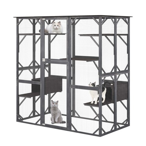 Large indoor 2024 cat enclosure