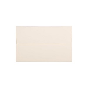 JAM Paper A10 Strathmore Invitation Envelopes 6 x 9.5 Natural White Wove 191223 - 1 of 2