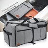 120L Travel Duffle Bag  Large Foldable Duffel Bag for Travel with Shoe Compartment Overnight Weekender Bag Gym Bag - 4 of 4