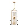 Artcraft Lighting Burford 8 - Light Chandelier in  Brass/Black - 2 of 4