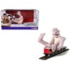 Flatbed Wagon and Wallace Figure 5 piece Set "The Wrong Trousers" (1993) Movie "Wallace & Gromit" Diecast Model Car by Corgi - 4 of 4
