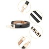 Unique Bargains Women's Metal Buckle Adjustable Thin High Waist Belt - 2 of 4