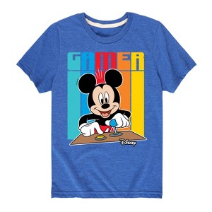Boys' - Disney - Mickey Gamer Short Sleeve Graphic T-Shirt - 1 of 4