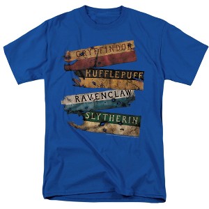 Men's Harry Potter Burnt Banners T-Shirt - 1 of 4