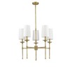 Z-Lite Emily 5 - Light Chandelier in  Rubbed Brass - 3 of 4