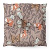 BlueLela Monarch garden Square Floor Pillow - Deny Desings - 2 of 4