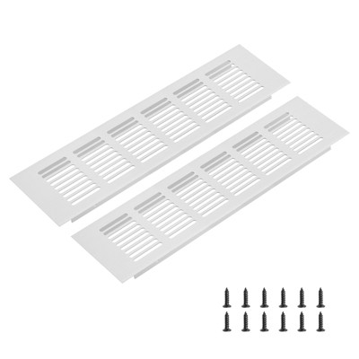 Unique Bargains Rectangle Ventilation Grille, Aluminum