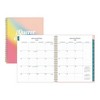 BlueSky 2025 Weekly/Monthly Planner 11.18"x9.37" Solid Black Spanish: Adult Wire-Bound Calendar, Tabs, 8.5x11 Paper - 4 of 4