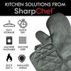 SharpChef Heat and Slip Resistant Neoprene Oven Mitt and Pot Holder Set, Soft Cotton Lining, Waterproof, BPA-Free - 2 of 4