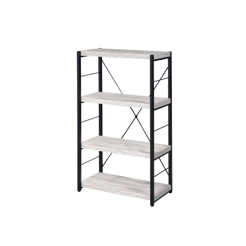 Decorative Bookshelf 43 Oak - Acme Furniture Weathered Oak