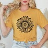 Simply Sage Market Women's Sunflowers Short Sleeve Graphic Tee - 2 of 4