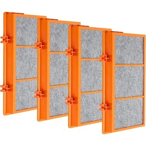 Nispira 3-in-1 True HEPA Activated Carbon Air Filter Replacement Compatible with Holmes AER1 Smoke Grabber HAPF30AS-U4R Air Purifier, 4 Packs - 1 of 4