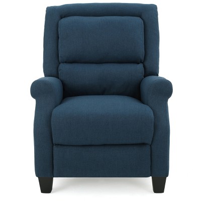 Reddington Recliner - Dark Blue - Christopher Knight Home