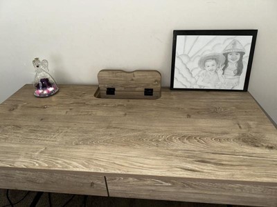 Target loring store wood desk