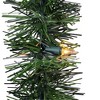 Kurt Adler Pre-Lit Incandescent Green Christmas Garland, Warm White, 18ft - 3 of 3