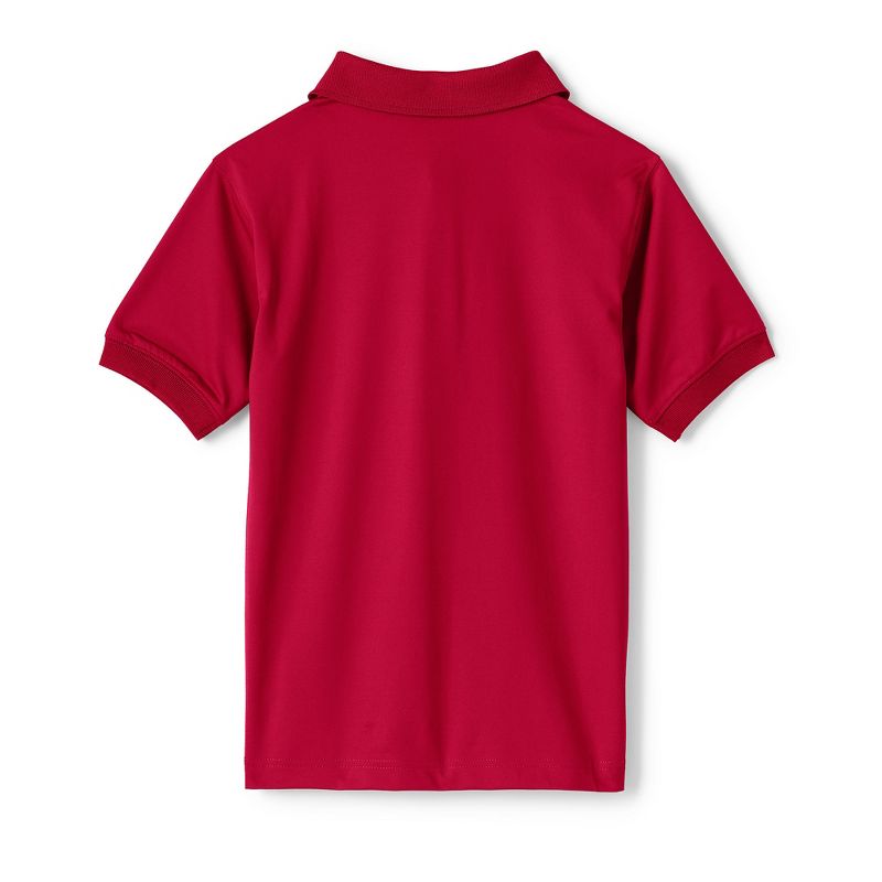 Lands' End School Uniform  Kids Short Sleeve Rapid Dry Polo Shirt, 2 of 3