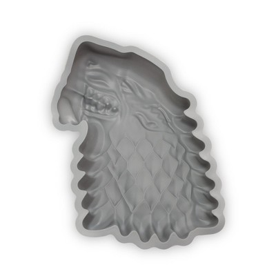 Nerd Block Game Of Thrones Silicone Cake Pan | Official House Stark Dire Wolf Cake Mold