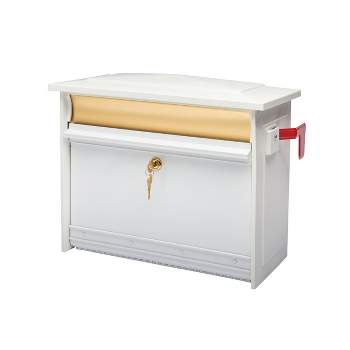 Architectural Mailboxes Mailsafe Wall Mount Mailbox White