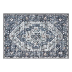 COZONY Washable Runner Rug, Stain Resistant Vintage Carpet with Non-Slip Backing for Hallway & Kitchen - 1 of 4