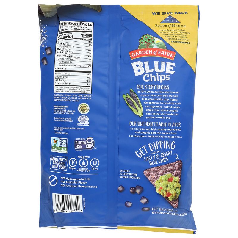 Garden Of Eatin' Blue Corn Tortilla Chips - Case of 12/10 oz, 3 of 7
