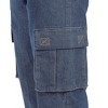 Collections Etc Mens Double Cargo Pocket Pull-on Jeans - 2 of 4