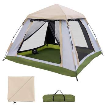 CLAM C-890 Portable 11.5 Ft 6 Person Pop Up Ice Fishing Thermal Hub Shelter  Tent, 1 Piece - QFC