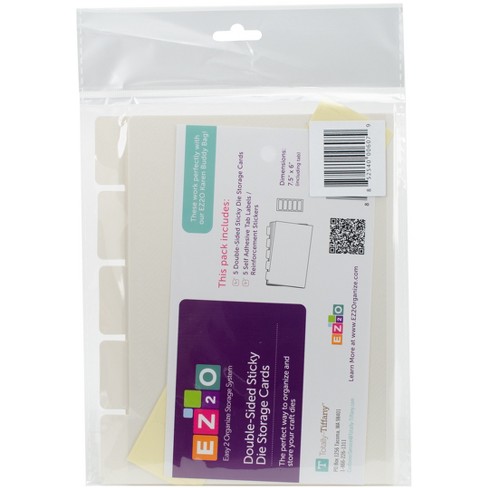 Totally-tiffany Easy To Organize Sticky Die Storage Cards-double-sided  7.5x6 5/pkg : Target