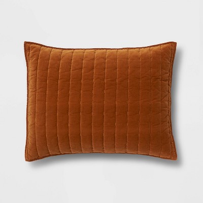 Channel Stitch Velvet Quilt Sham - Threshold™