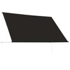 vidaXL Retractable Awning 98.4 in.x59.1 in. Anthracite - 4 of 4