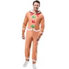 Rubies Adult Gingerbread Man Hooded Zipsters Costume - 2 of 4