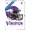 Trends International NFL Minnesota Vikings - Drip Helmet 20 Unframed Wall Poster Prints - 3 of 4