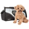 Munora - Airline Approved Phenom-Air Collapsible Pet Carrier - 19.7"L x 8.1"W x 10"H - Black - 2 of 4