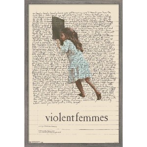 Trends International VIolent Femmes - Lyric Girl Tea Towel Framed Wall Poster Prints - 1 of 4